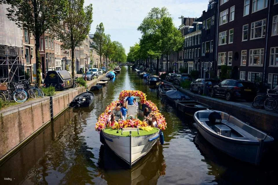 Amsterdam Flower Boat Canal Cruise Ticket | Netherlands