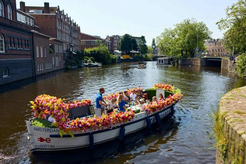 Amsterdam Flower Boat Canal Cruise Ticket | Netherlands