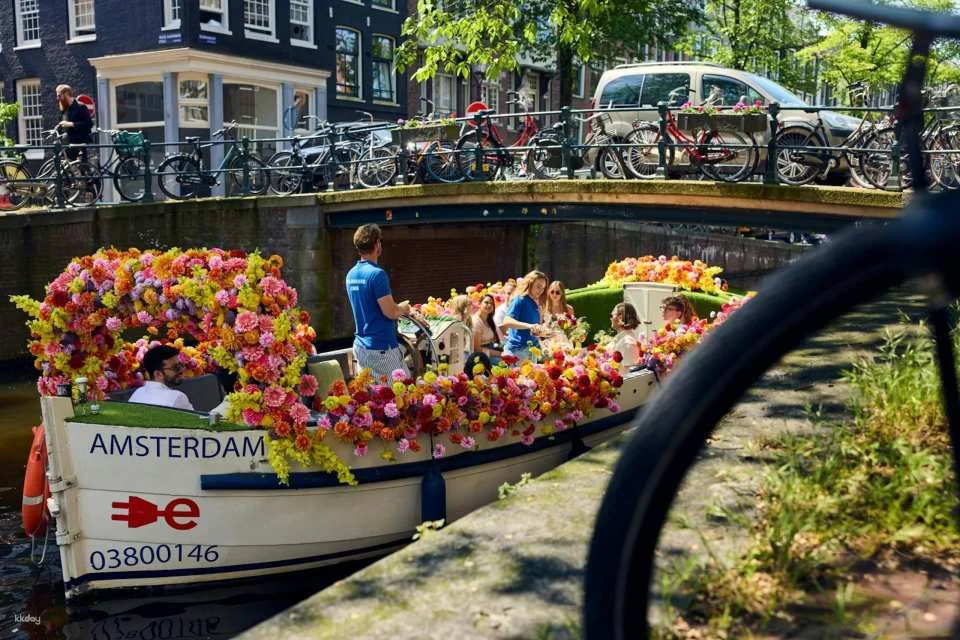 Amsterdam Flower Boat Canal Cruise Ticket | Netherlands
