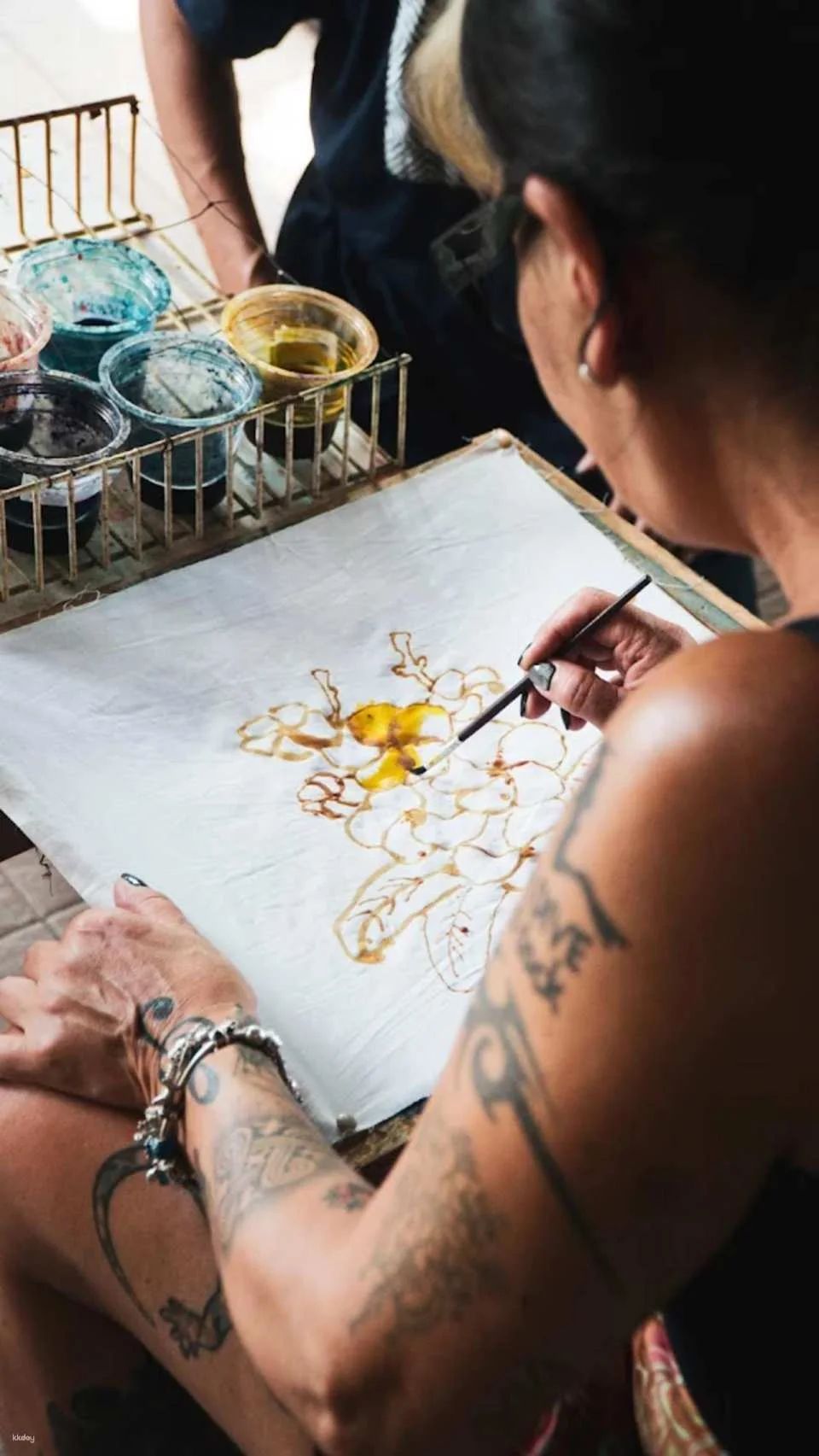 Bali Batik Workshop, Batuan temple & Waterfall Tour | Private Tour
