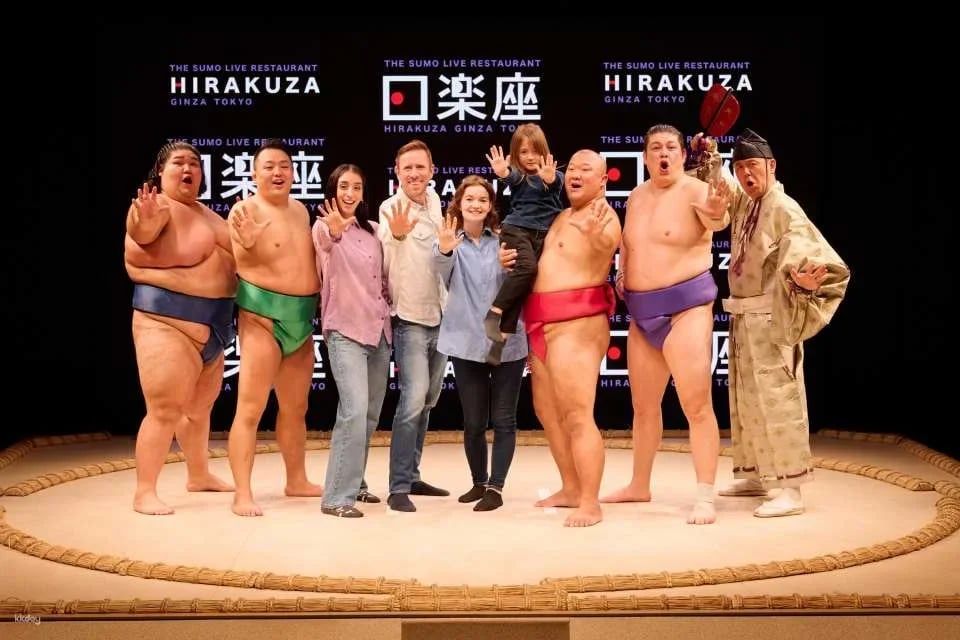 Tokyo Ginza Hirakuza Sumo Restaurant SUMO Show | Seat Ticket + Kaiseki Meal
