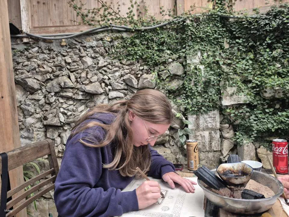 Batik Painting Workshop in Ta Van Village