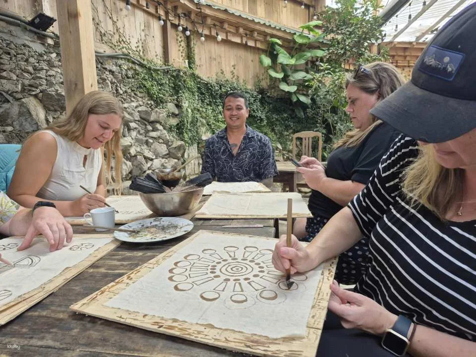 Batik Painting Workshop in Ta Van Village