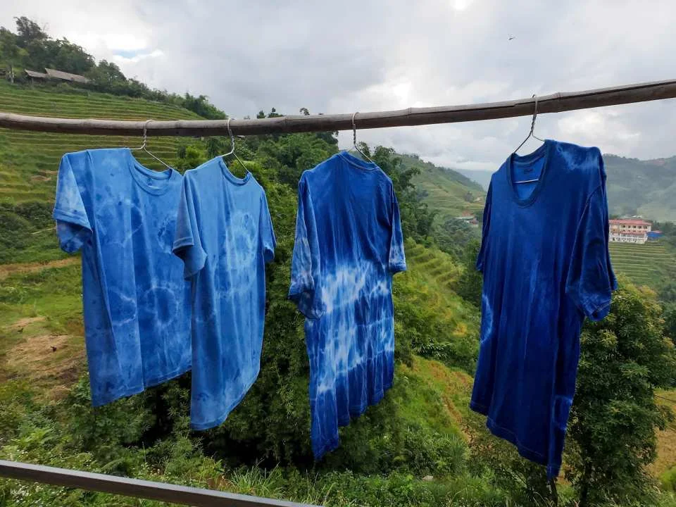 Indigo Dyeing Workshop tại Ta Van Village