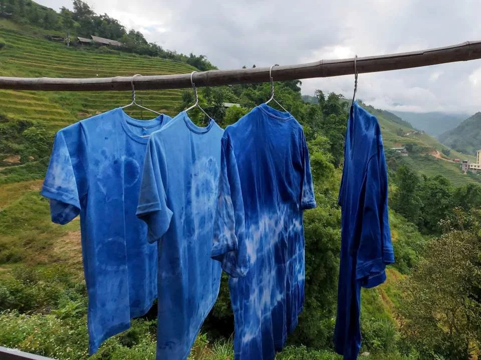 Indigo Dyeing Workshop tại Ta Van Village