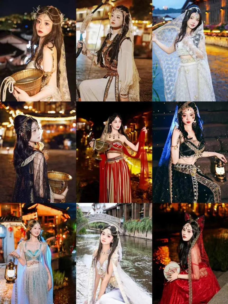 Hanfu rental + professional photography experience in Hongyadong, Chongqing