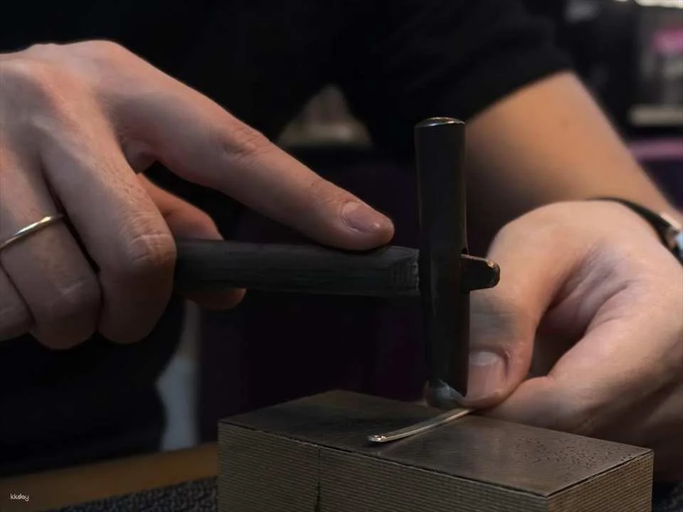 [Gindendo] Tokyo Asakusa Traditional Silversmithing Craft Experience | DIY Gold Ring and Spoon Making