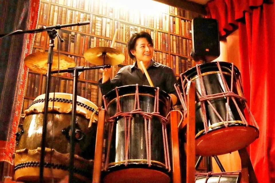 [Japanese Traditional Music Experience] Taiko Drumming (Liberte) - Introductory Taiko Drumming Course by Omura and Odawara
