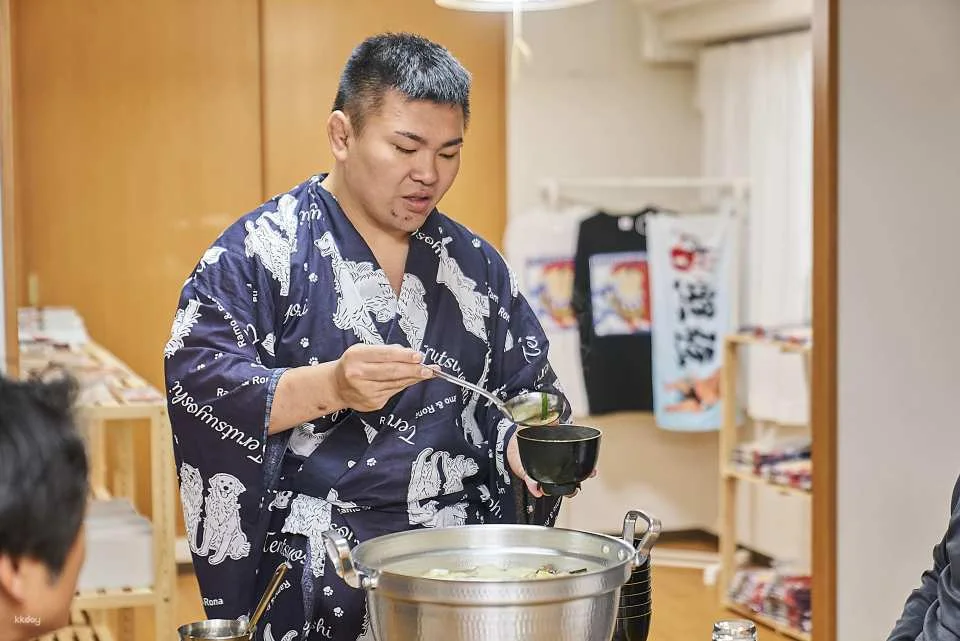 [Tokyo Sumo Experience] Real Dohyo Training at Asahi Fuji Sumo Dojo & Sumo Hot Pot Set