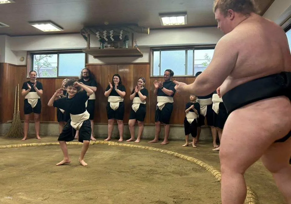 [Tokyo Sumo Experience] Real Dohyo Training at Asahi Fuji Sumo Dojo & Sumo Hot Pot Set