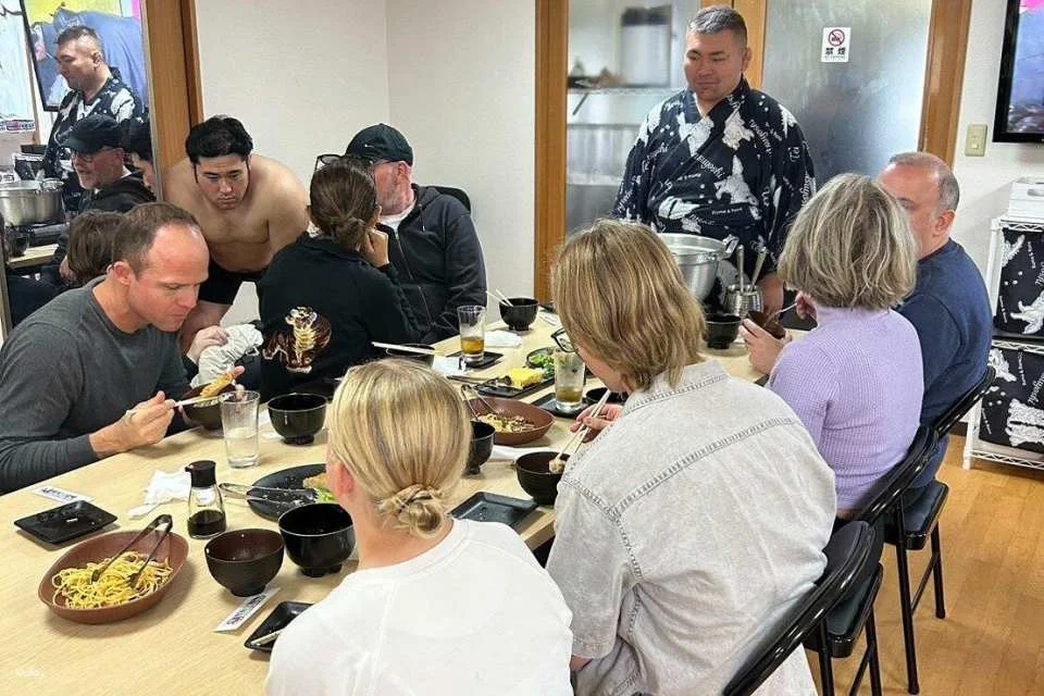 [Tokyo Sumo Experience] Real Dohyo Training at Asahi Fuji Sumo Dojo & Sumo Hot Pot Set