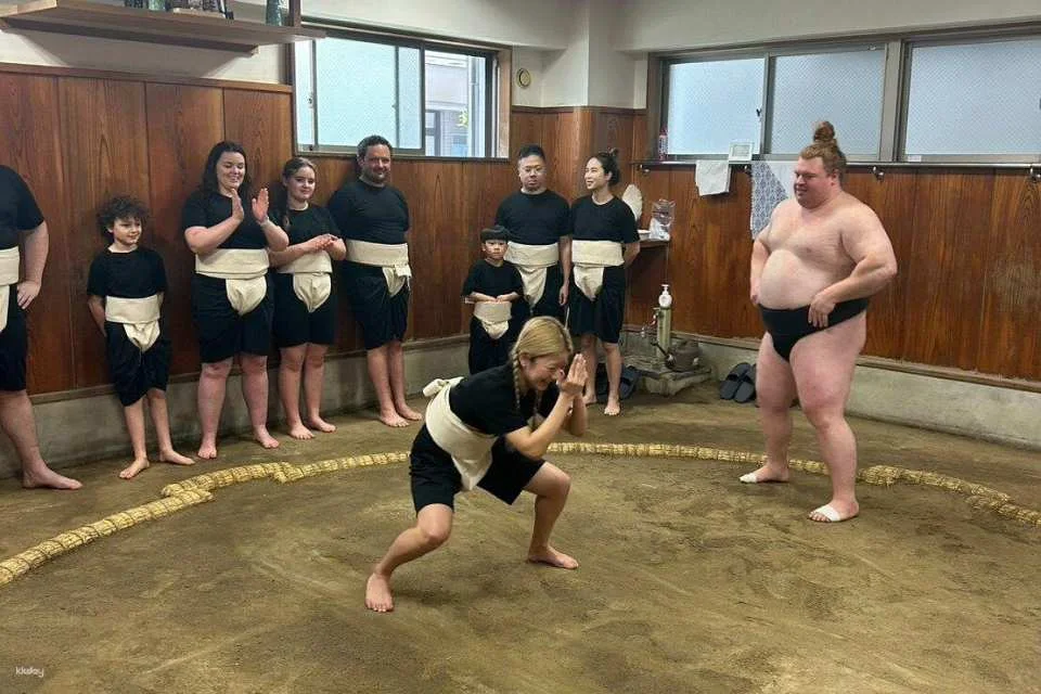 [Tokyo Sumo Experience] Real Dohyo Training at Asahi Fuji Sumo Dojo & Sumo Hot Pot Set