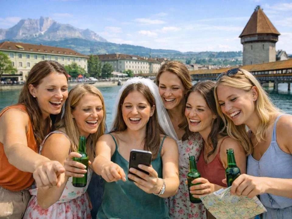 Polterchallenge "Hangover - Girls Edition" around Lucerne