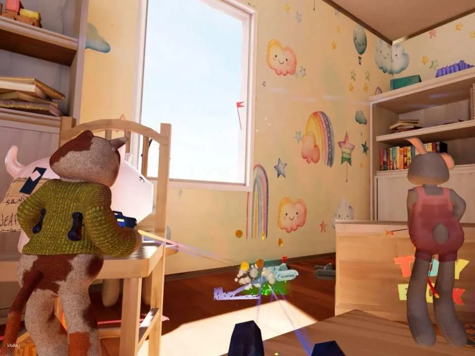 "Plush Rush" virtual reality game in Lucerne