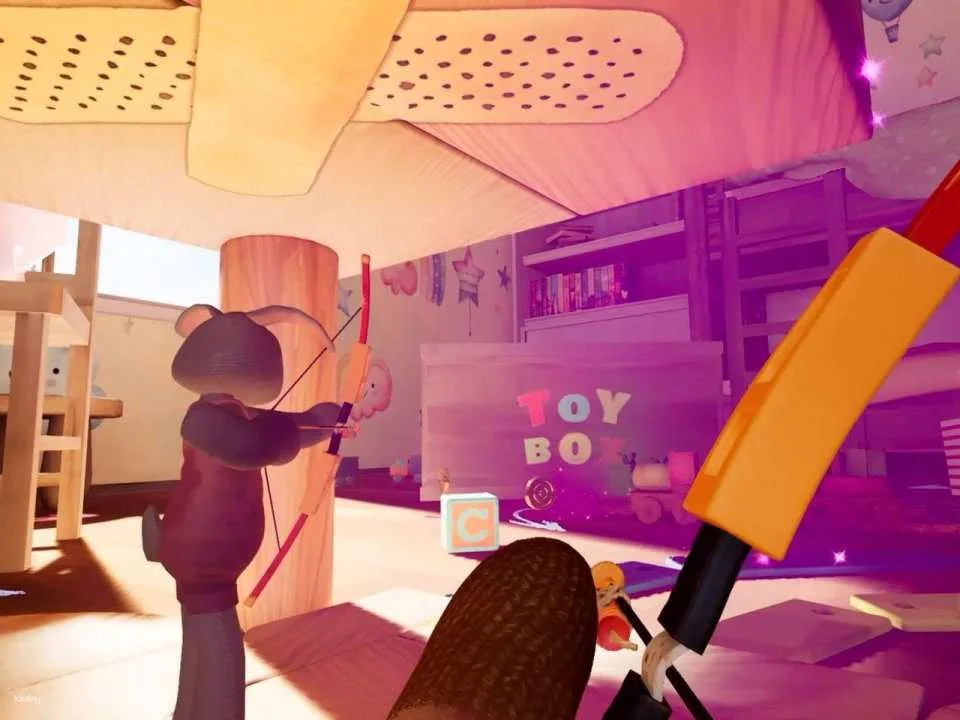 "Plush Rush" virtual reality game in Zurich