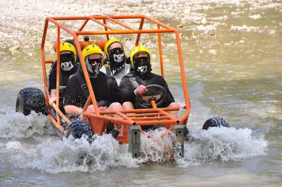 Köprülü adventure tour with buggy safari, monster buggy ride & rafting
