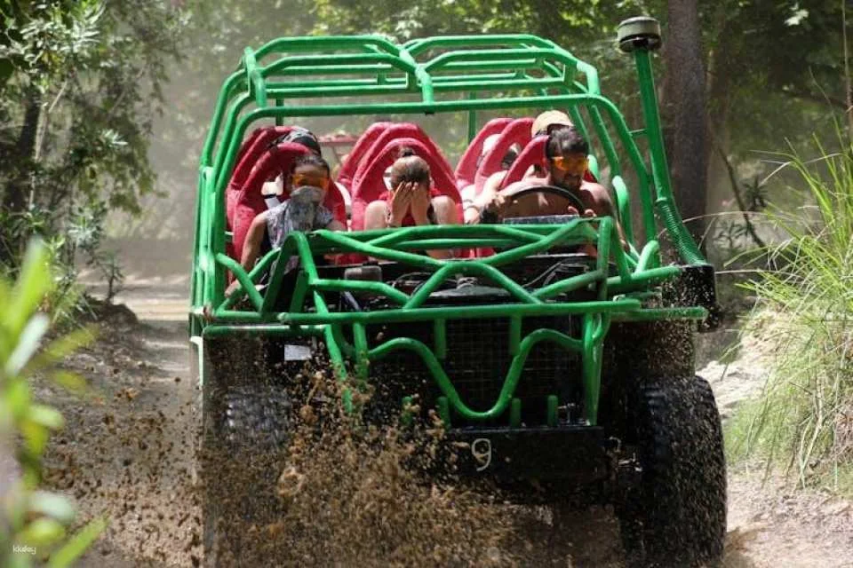 Köprülü adventure tour with buggy safari, monster buggy ride & rafting