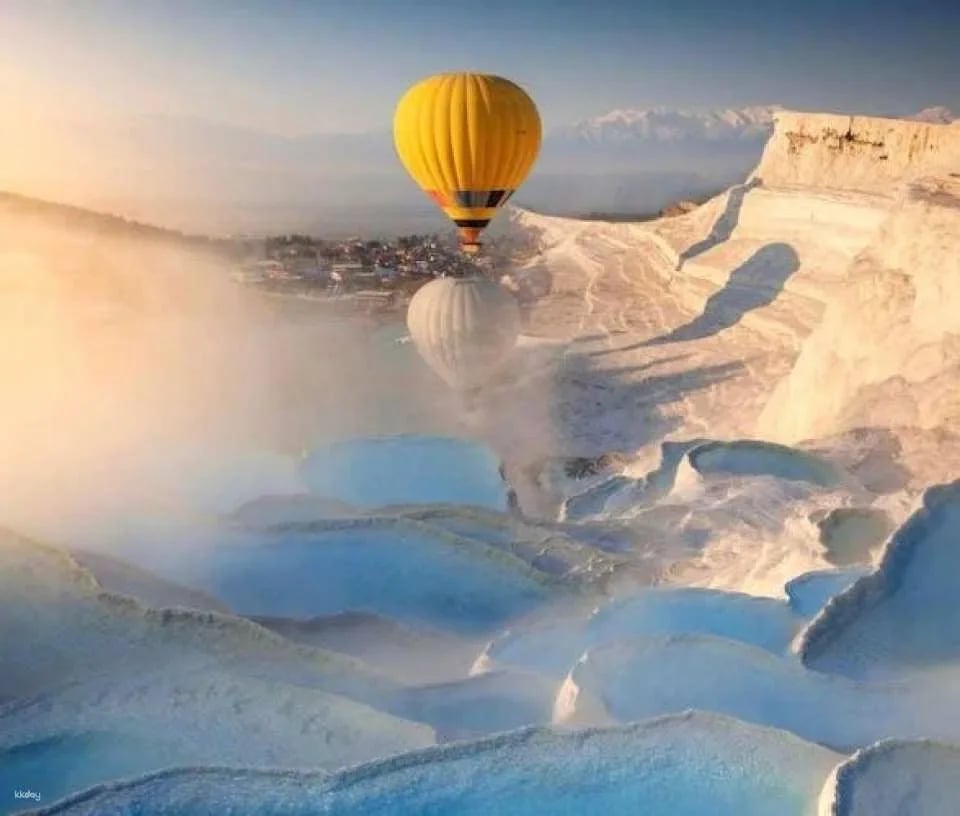 Pamukkale sunrise hot air balloon experience and Hierapolis visit from Antalya
