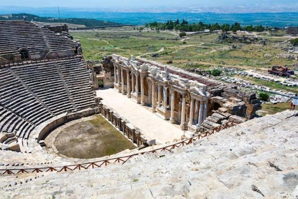 Pamukkale sunrise hot air balloon experience and Hierapolis visit from Antalya