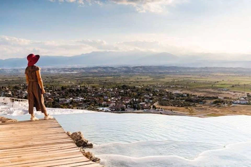 Pamukkale sunrise hot air balloon experience and Hierapolis visit from Antalya