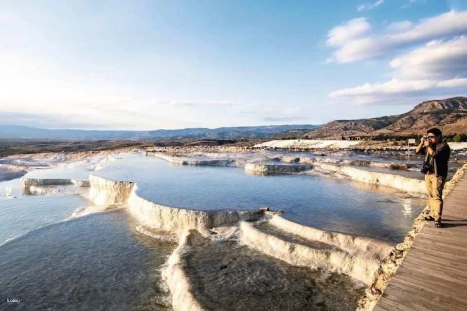Pamukkale sunrise hot air balloon experience and Hierapolis visit from Antalya