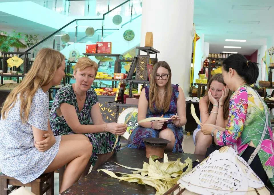 Hue | Tradditional Vietnamese Poem Conical Hat Making Workshop with Local Instructor | A must do experience in Vietnam