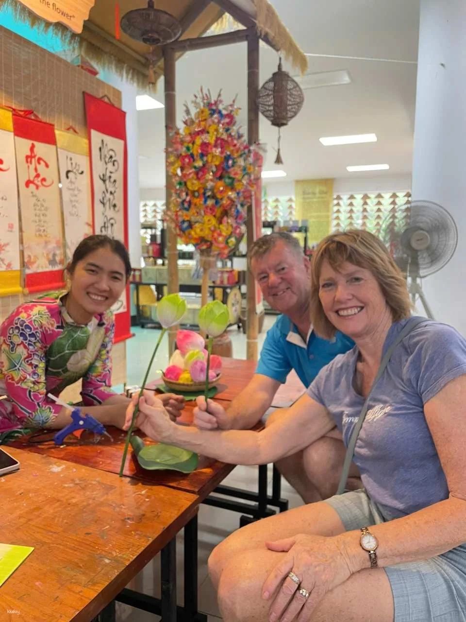 Hue | Lotus Paper Flower Making Workshop with Local Instructor | A must do experience in Vietnam