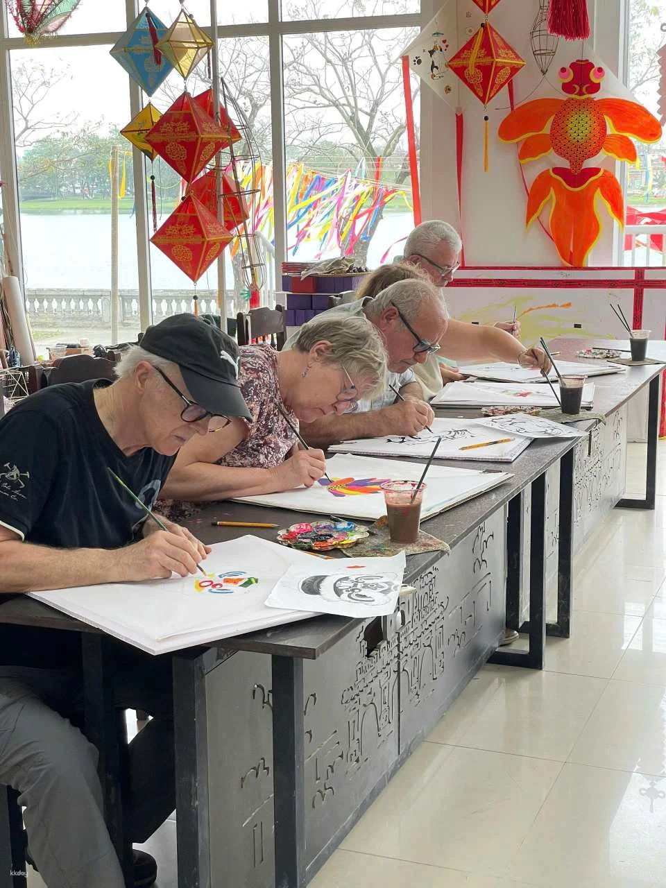 Hue | Traditional Vietnamese Kite Painting Workshop with Local Instructor | A must do experience in Vietnam