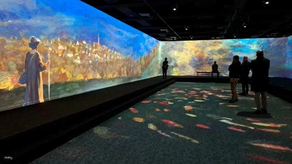 Lumeum light show with Niklaus and Dorothee Flüe immersive story