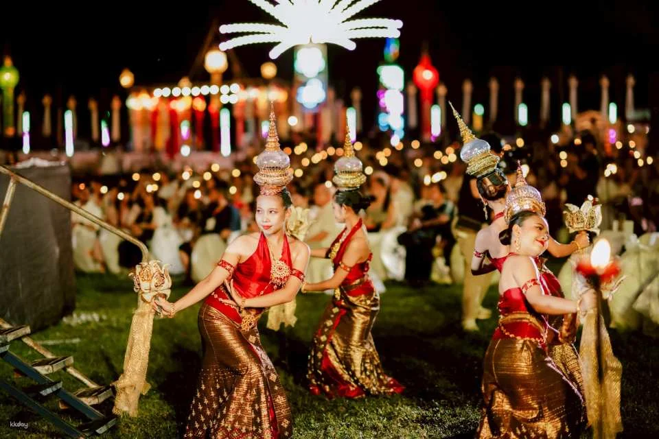 Lanna Lantern Festival 2026 at Lanna Cultural Village in Lamphun from Chiang Mai I Thailand