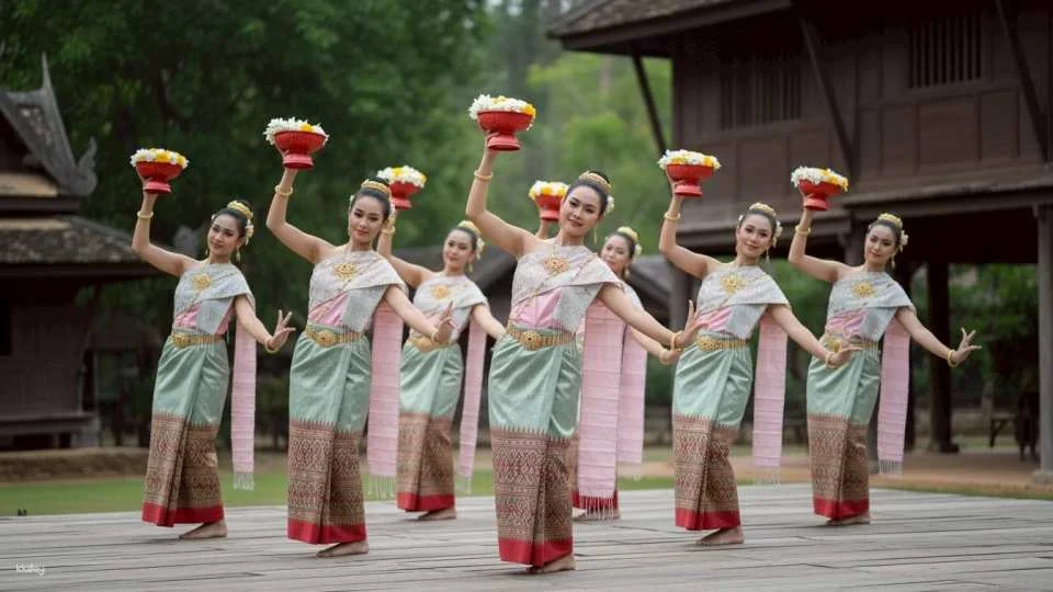 Lanna Lantern Festival 2026 at Lanna Cultural Village in Lamphun from Chiang Mai I Thailand