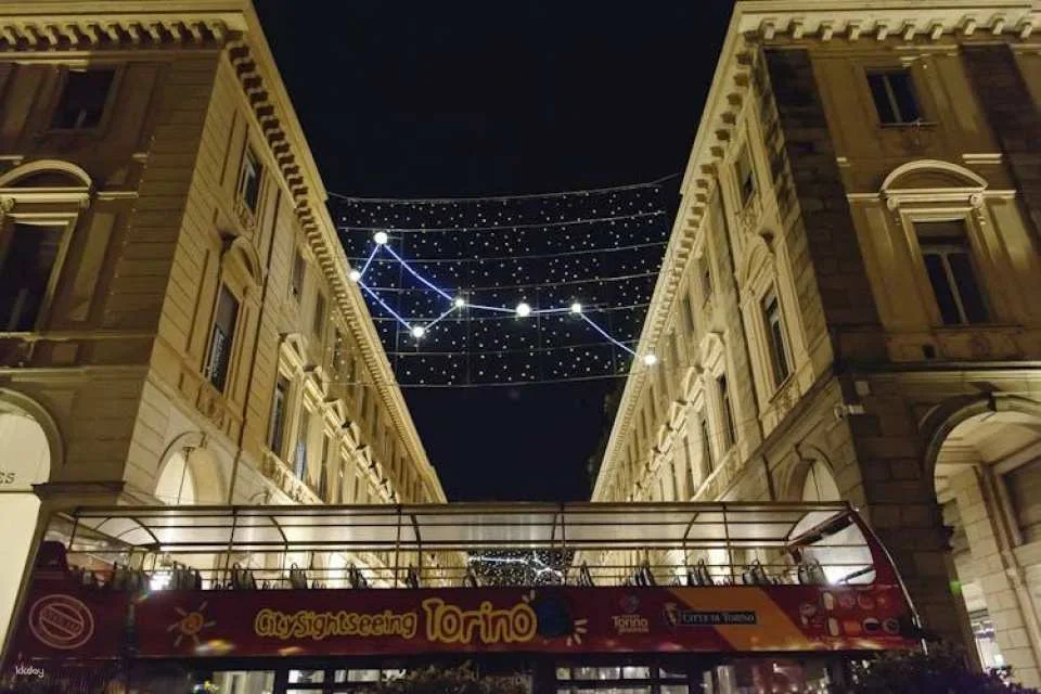 "Luci d'artista" city tour of Turin