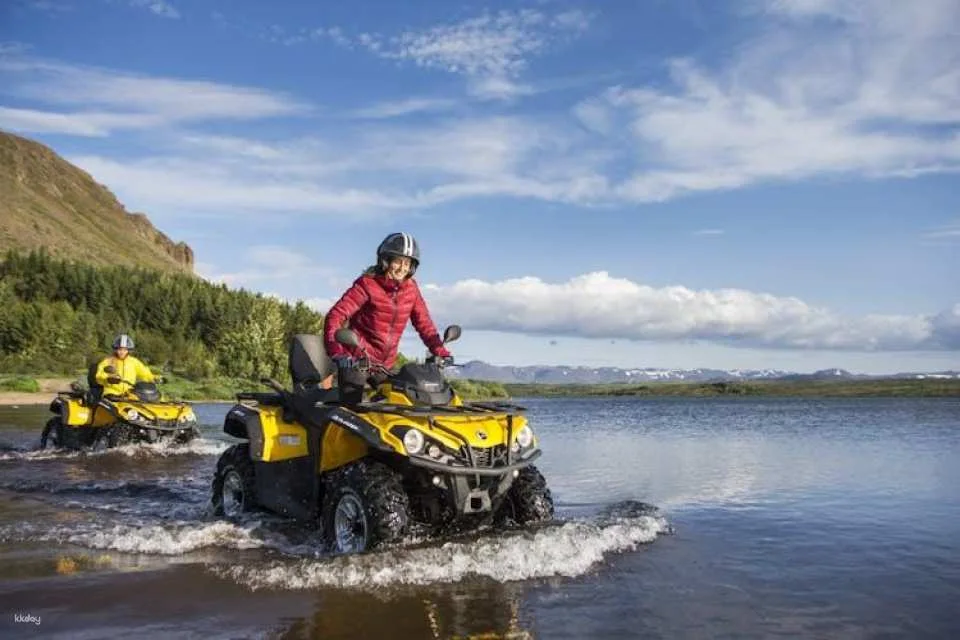 ATV riding and caving combo tour
