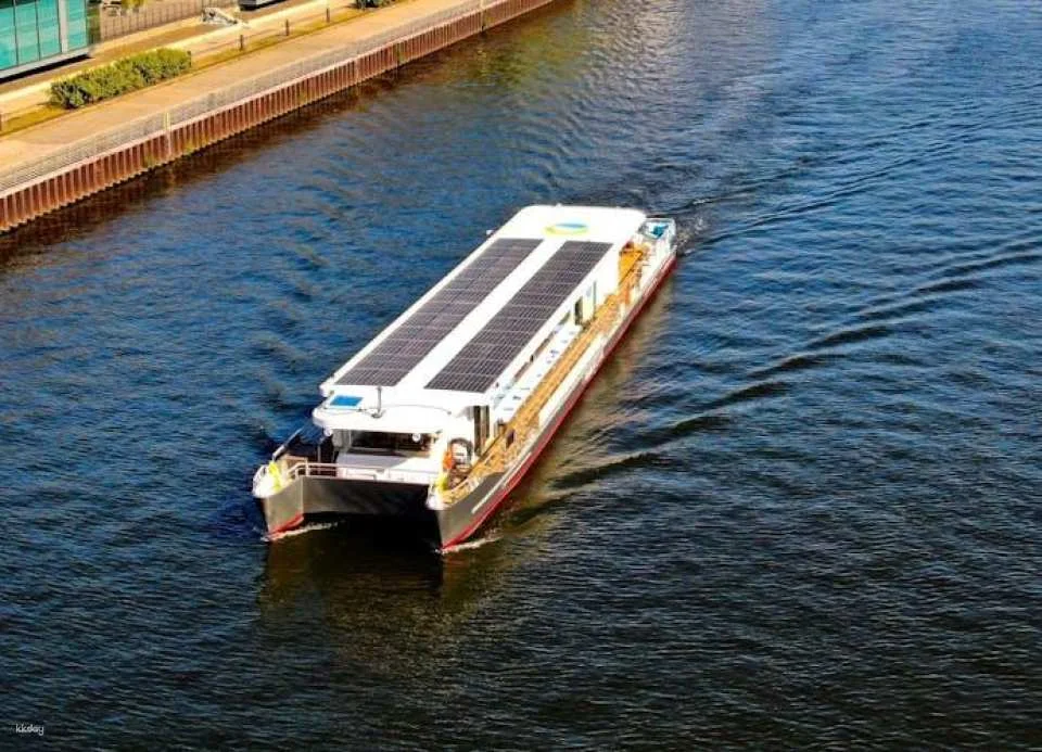 Solar-powered cruise on Berlin's Spree River
