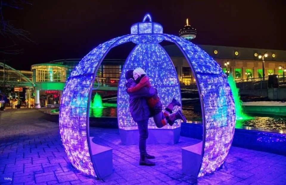 Niagara Winter Festival of Lights guided tour from Toronto