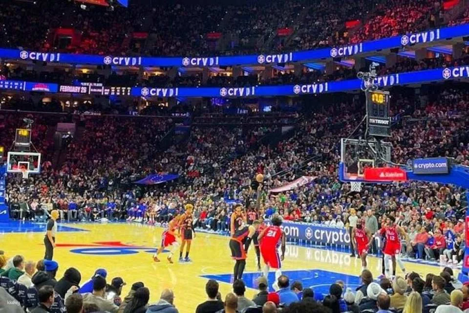 Philadelphia 76ers Basketball Game at Wells Fargo Center