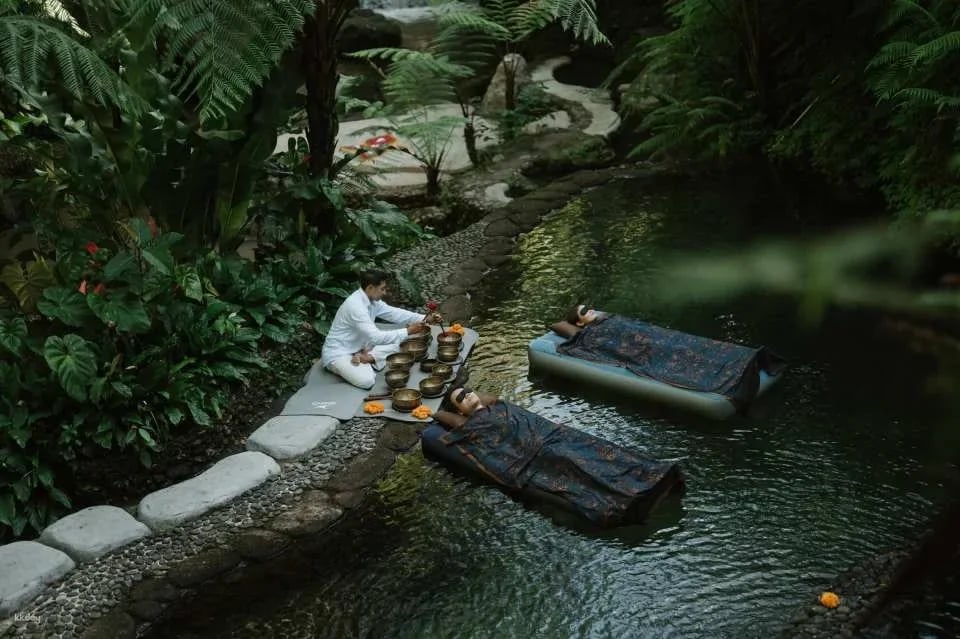 Floating Sound Bath Experience in Ubud, Bali