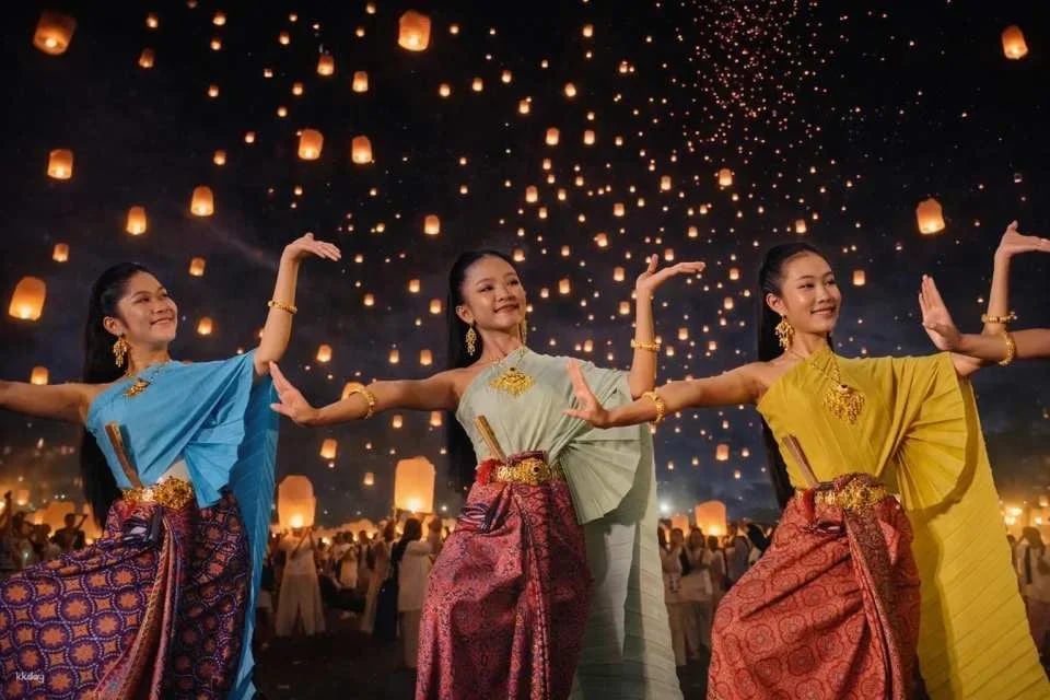 2026 Chiang Mai Local Sky Lantern at Ban Klang Municipality | Lamphun, Thailand