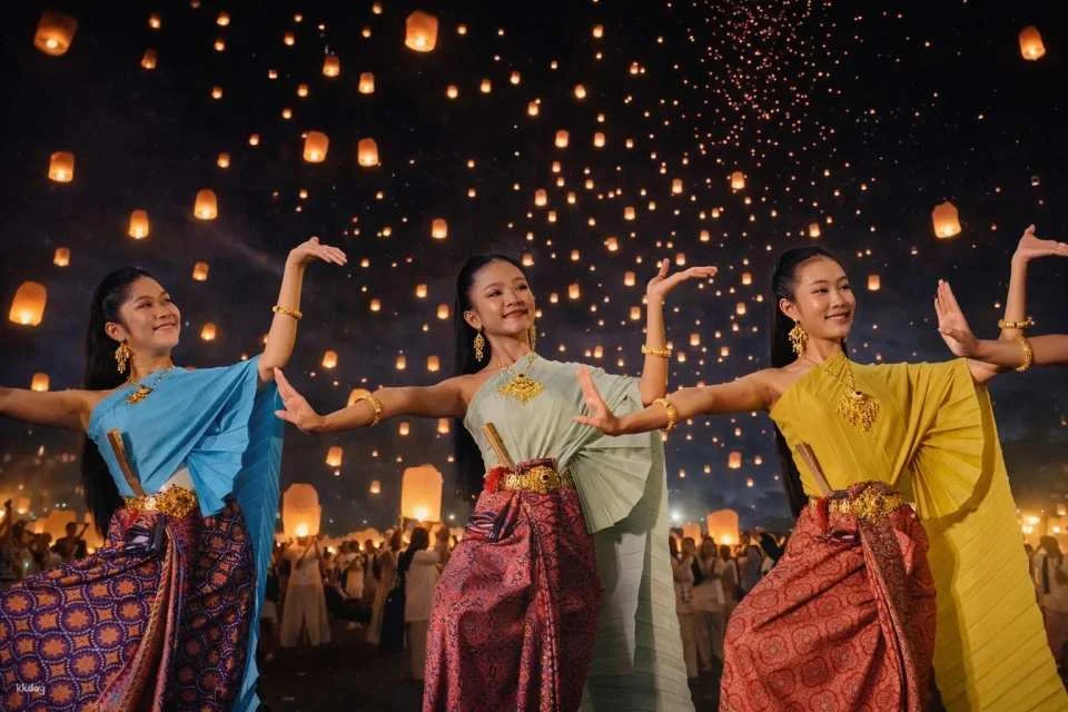 2026 Chiang Mai Local Sky Lantern at Ban Klang Municipality | Lamphun, Thailand