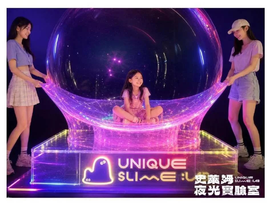 Taipei | UNIQUE Slime Lab | Glow-in-the-Dark X Interactive Light and Shadow X Multi-Sensory Experience | Shilin Science Education Center