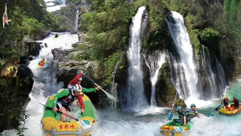Qingyuan Gulongxia International Adventure Rafting Course (Two options available)