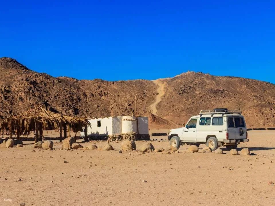 Hurghada: 6-Hour Jeep Desert Safari Hurghada, Dinner, and Show