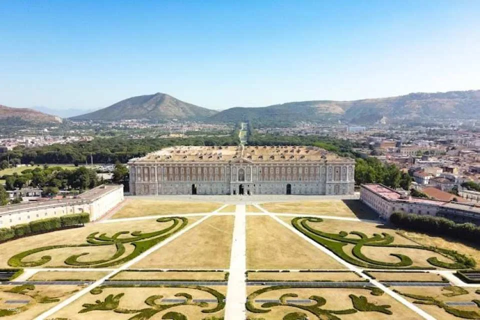 Private tour of Caserta Royal Palace with shuttle bus to English Gardens