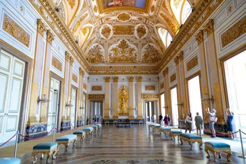 Private tour of Caserta Royal Palace with shuttle bus to English Gardens