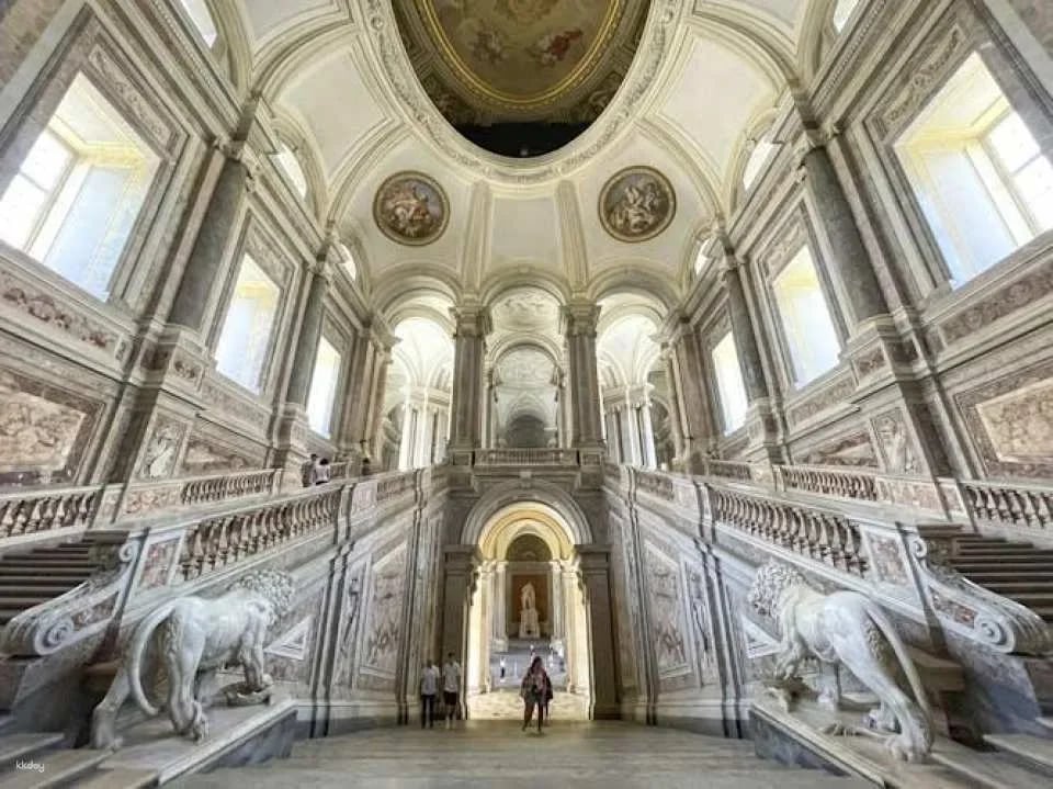 Private tour of Caserta Royal Palace with shuttle bus to English Gardens