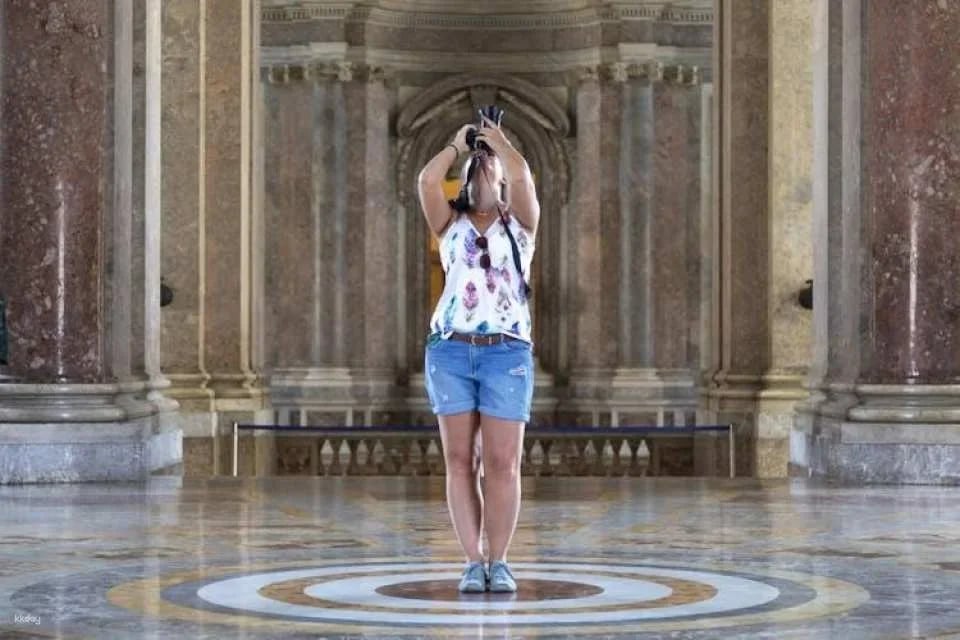 Private tour of Caserta Royal Palace with shuttle bus to English Gardens