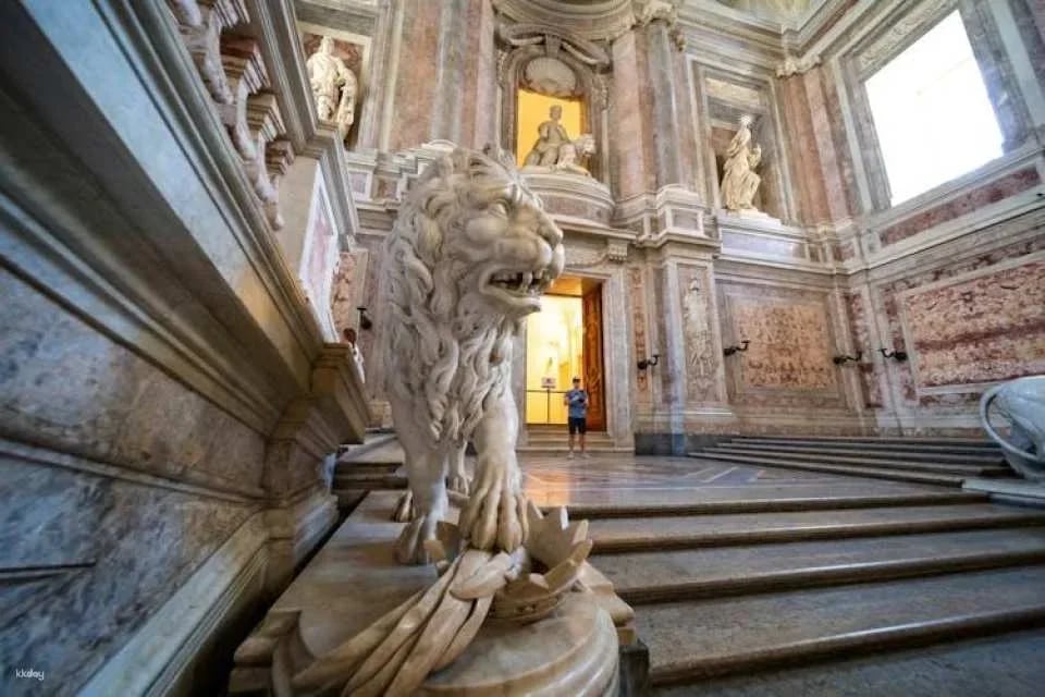 Private tour of Caserta Royal Palace with shuttle bus to English Gardens