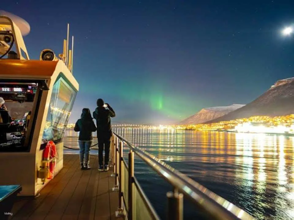 Electric Northern Lights guided cruise from Tromsø