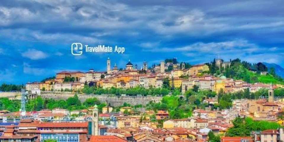 Bergamo audio guide with TravelMate app