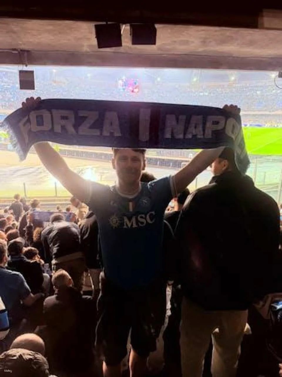 SSC Napoli football match with local in Naples